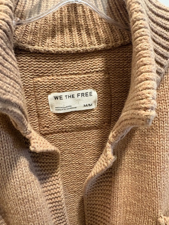 We The Free Sweaters - We The Free Womens Button-Up Sweater - Light Beige